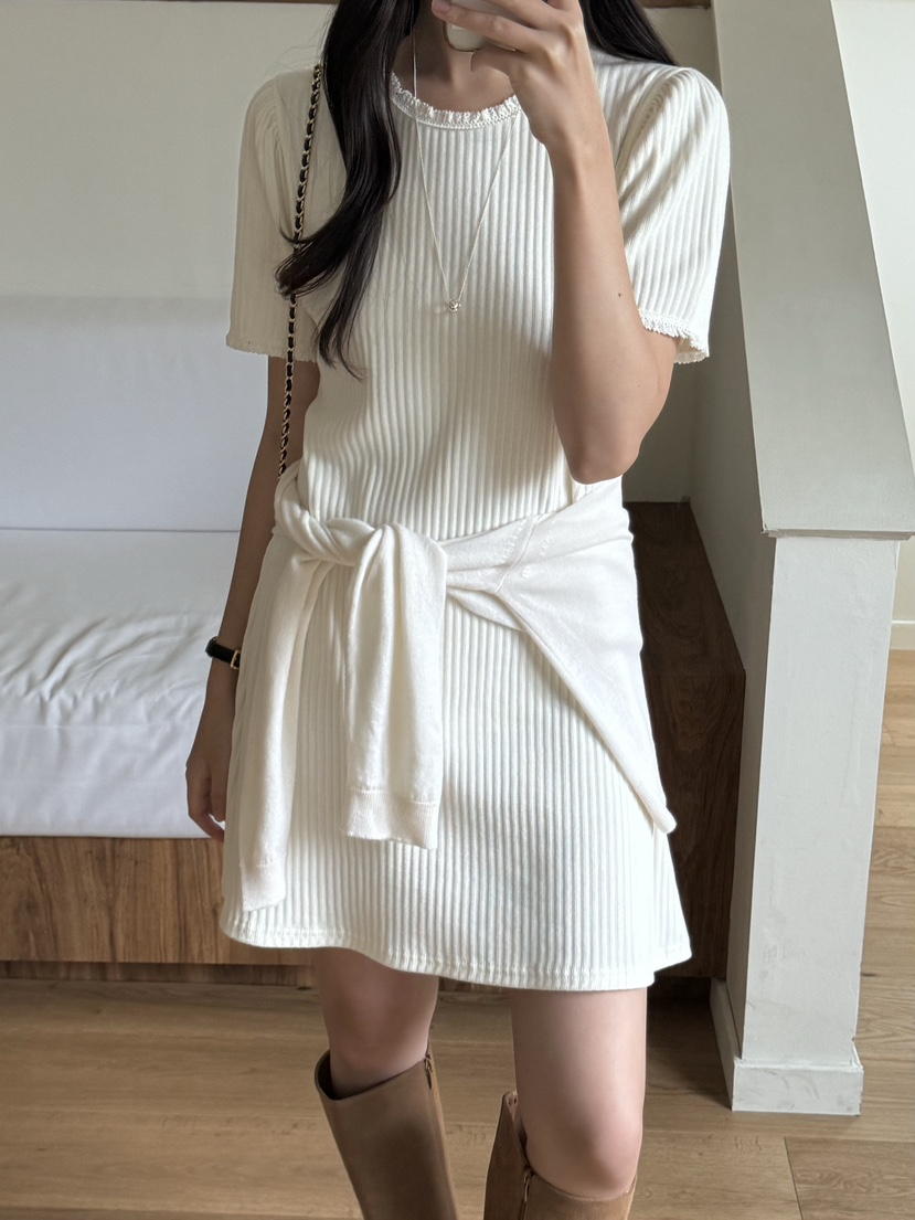 TIZZI韓國直郵㊣女裝新款人氣推薦25春夏休閑時尚職業連衣裙TIZZI連衣裙