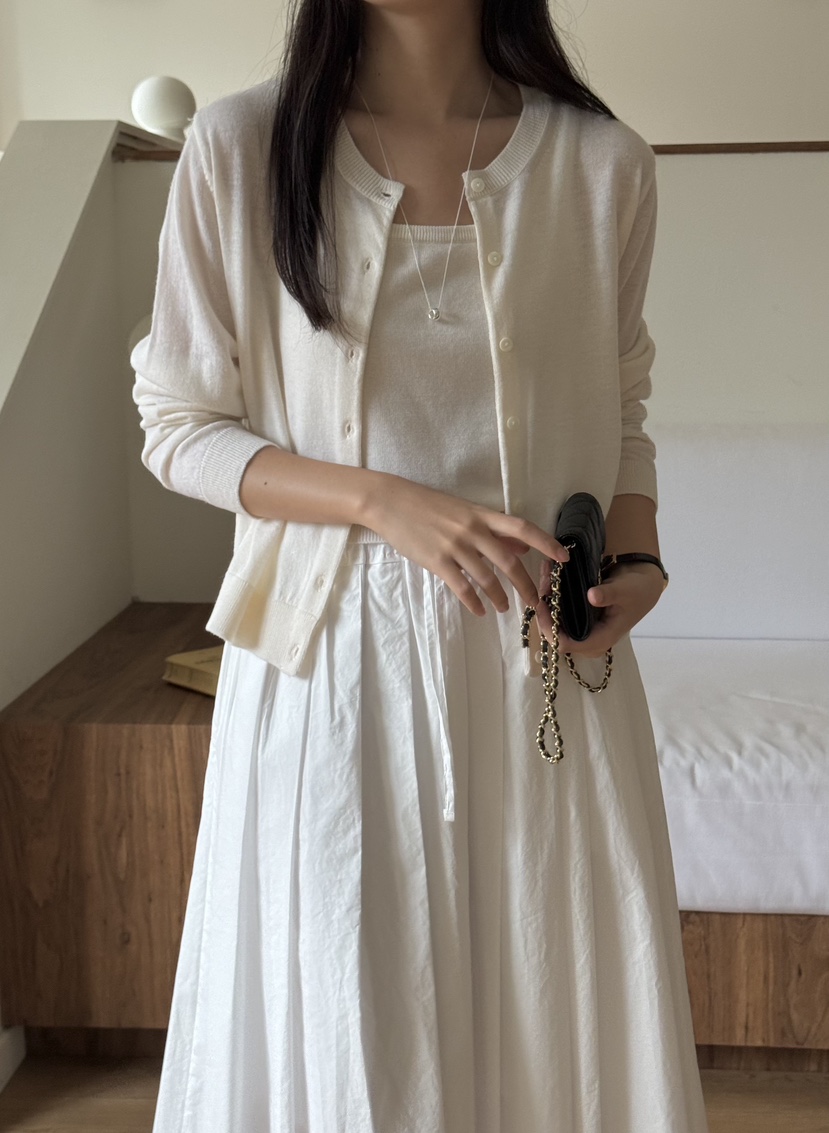 TIZZI東大門㊣直郵女裝新品25春夏熱賣針織衫美利奴羊毛開衫TIZZI針織衫