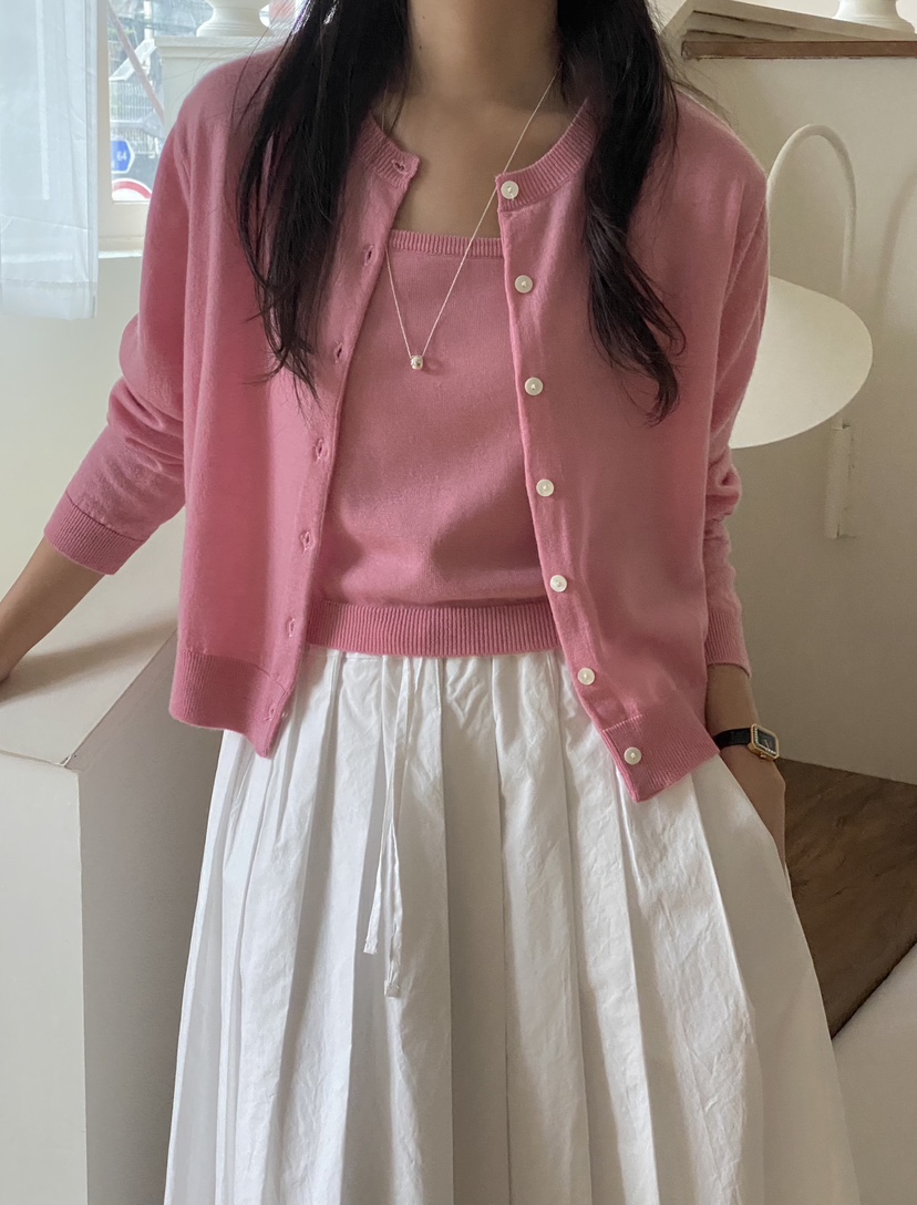 TIZZI東大門㊣直郵女裝新品25春夏熱賣針織衫美利奴羊毛開衫TIZZI針織衫