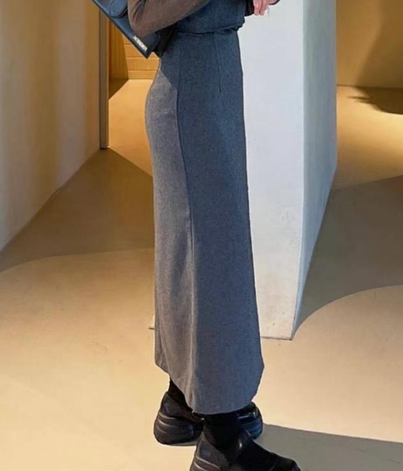 MYCABINET東大門㊣直郵女裝新款25春夏真品職業人氣推薦長裙MYCABINET長裙圖色2