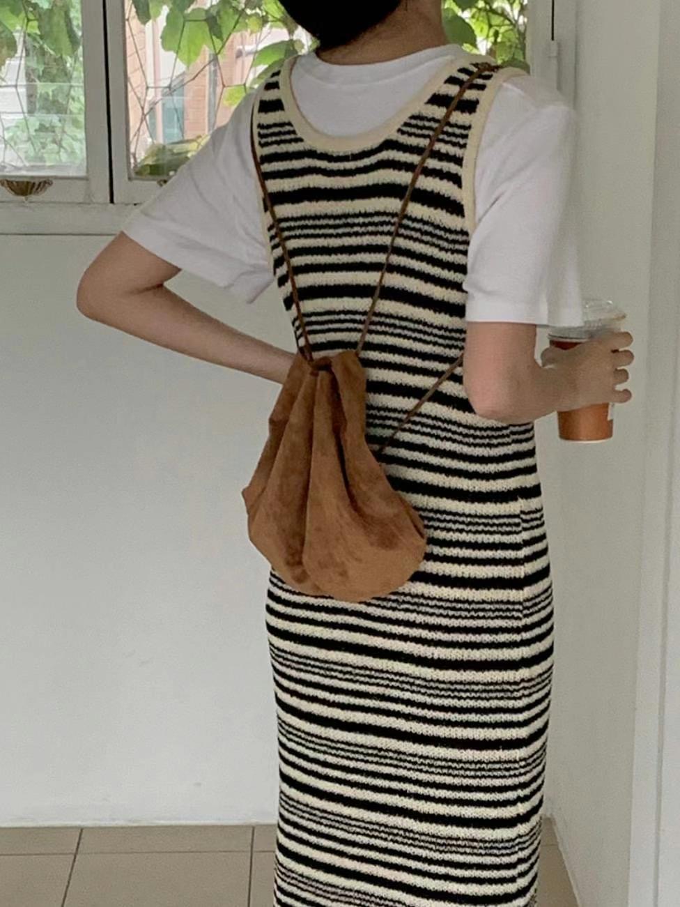 MYCABINET韓國直郵㊣女裝新款熱賣25春夏人氣雙肩背包絨面革MYCABINET雙肩背包