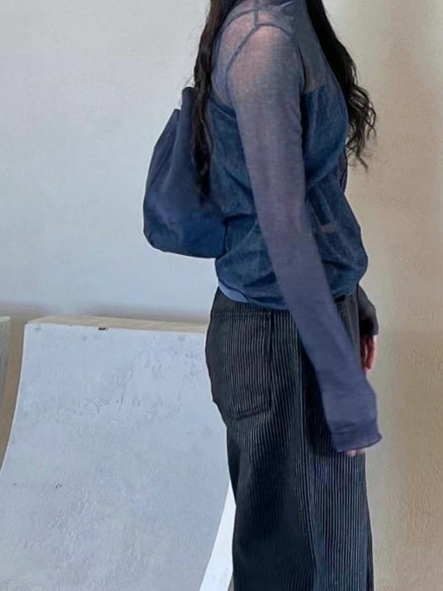 MYCABINET韓國直郵㊣女裝新款熱賣25春夏人氣雙肩背包絨面革MYCABINET雙肩背包圖色3