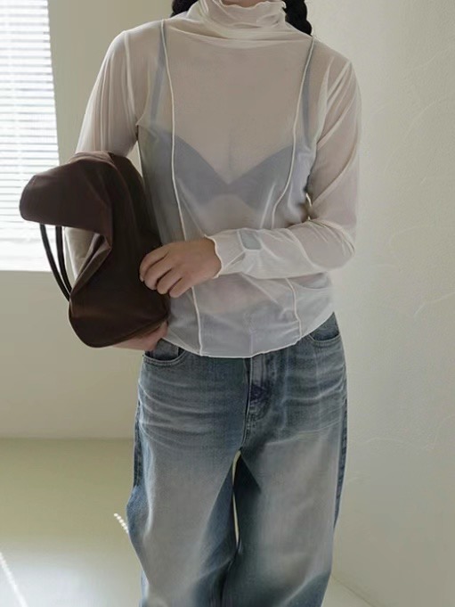 MYCABINET東大門㊣代購女裝新款休閑熱賣25春夏人氣長袖T恤MYCABINET長袖T恤
