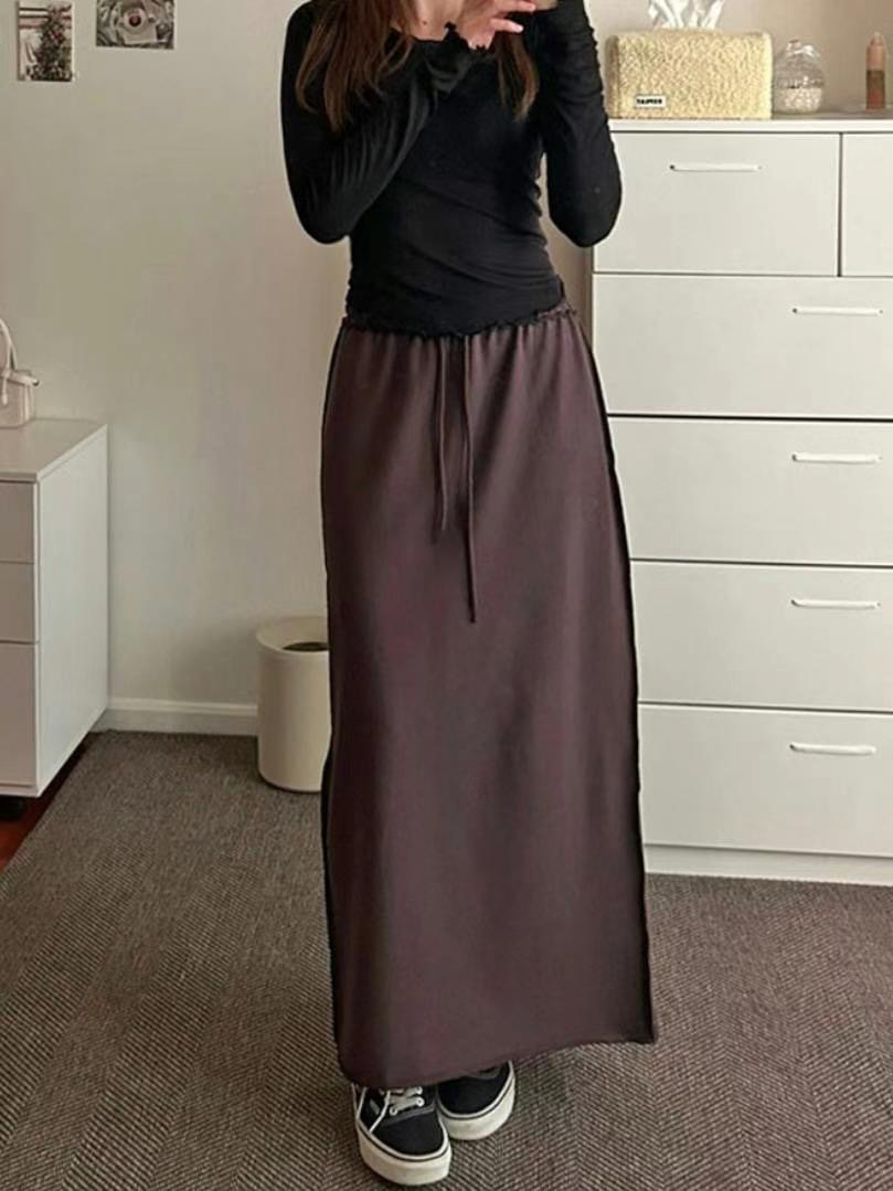 MYCABINET東大門㊣實拍女裝新品推薦職業時尚休閑熱賣人氣長裙MYCABINET長裙圖色2