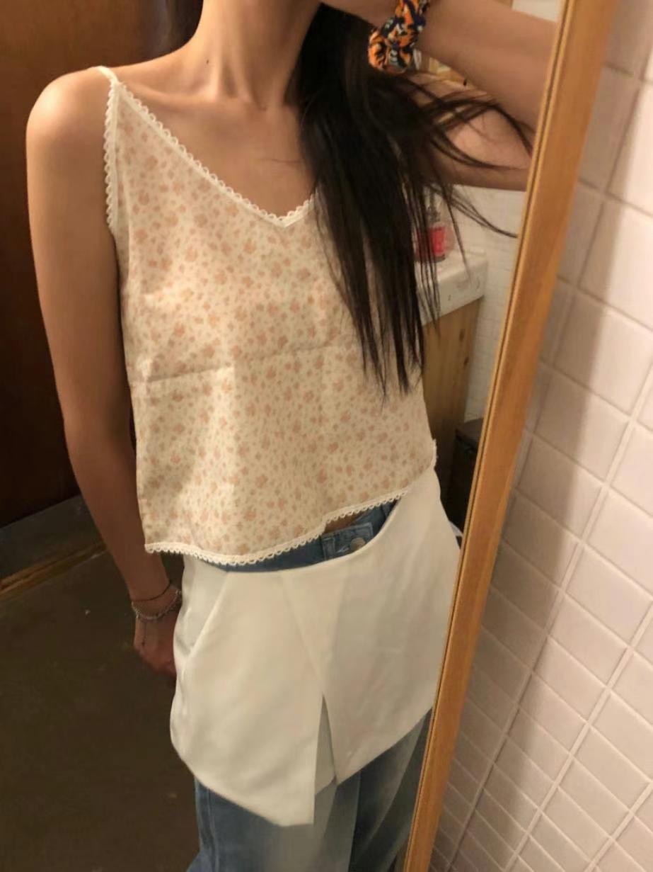 MYCABINET東大門㊣直郵女裝新款熱賣25春夏休閑真品吊帶背心MYCABINET吊帶/背心