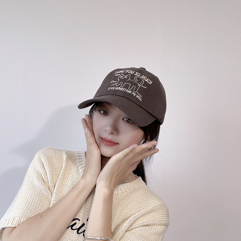 LOVELY HAT韓國直郵㊣女士新品休閑推薦熱賣職業25春夏帽子LOVELY HAT帽子