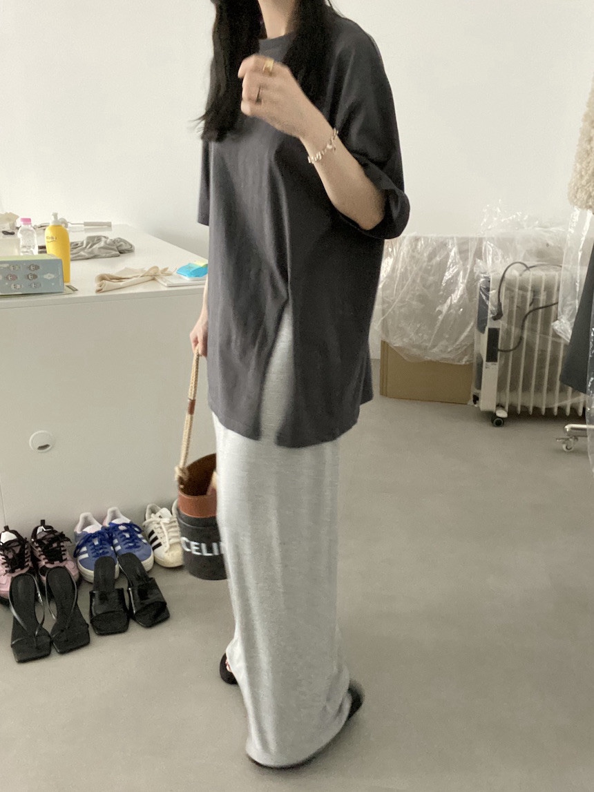 PLANTS ON GRAY韓國代購㊣女裝新款職業熱賣25春夏真品T恤PLANTS ON GRAYT恤