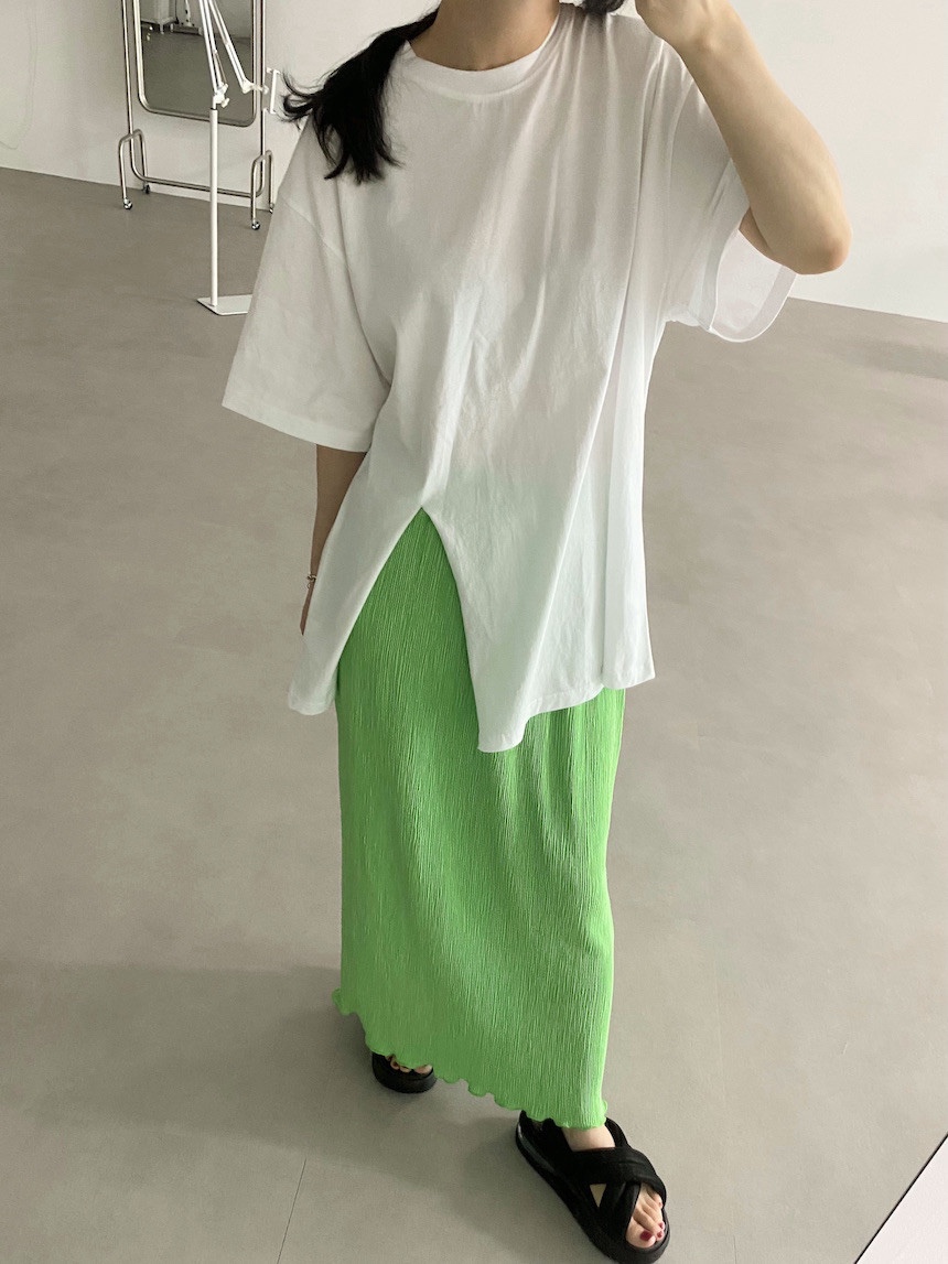 PLANTS ON GRAY韓國代購㊣女裝新款職業熱賣25春夏真品T恤PLANTS ON GRAYT恤