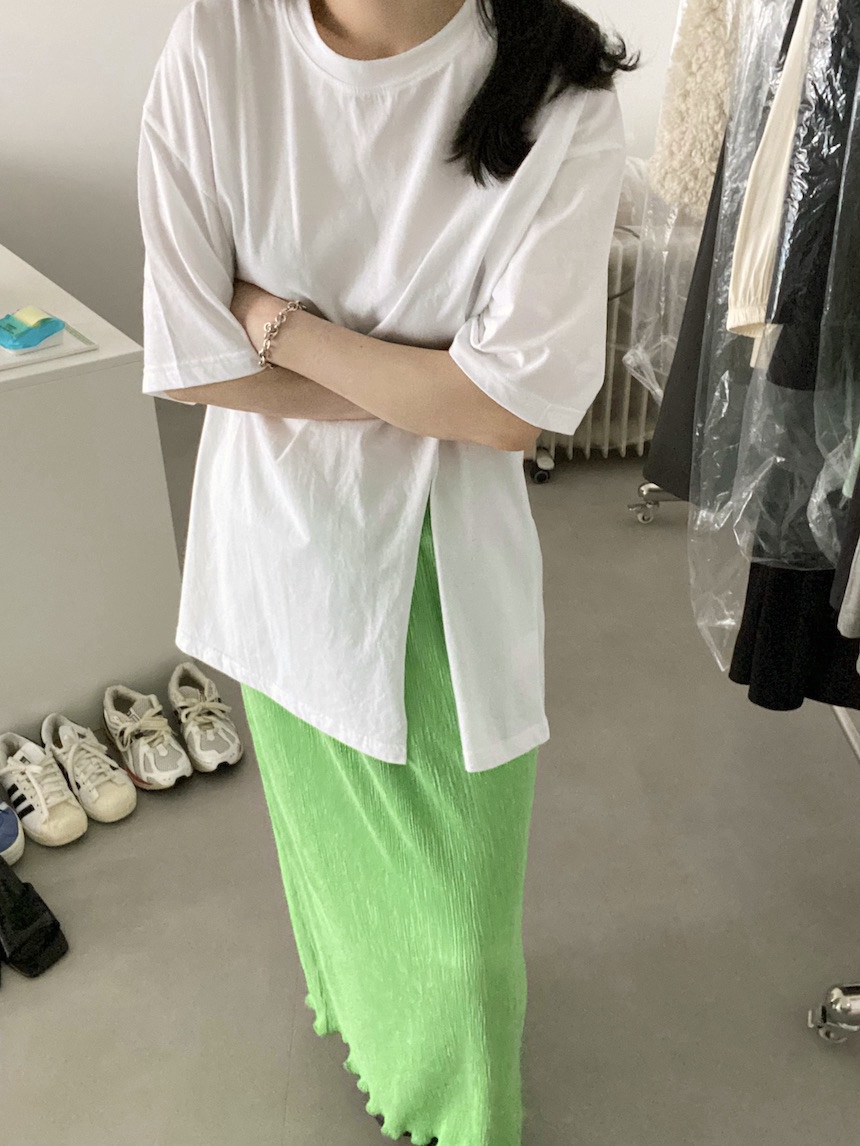 PLANTS ON GRAY韓國代購㊣女裝新款職業熱賣25春夏真品T恤PLANTS ON GRAYT恤