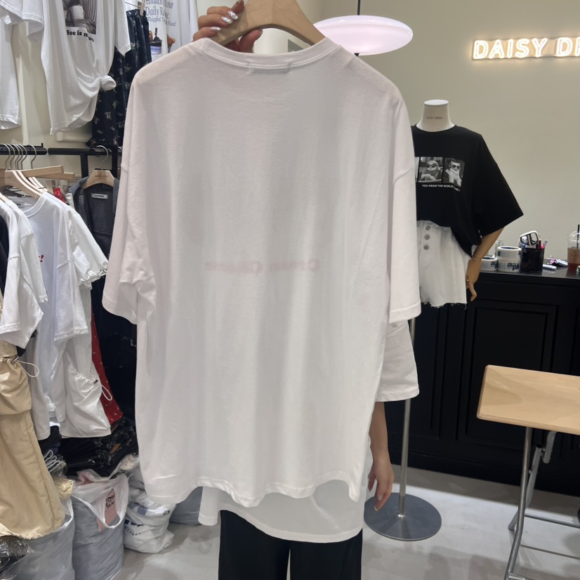 DAISY DRESS東大門㊣實拍女士新款時尚熱賣人氣休閑職業T恤DAISY DRESST恤