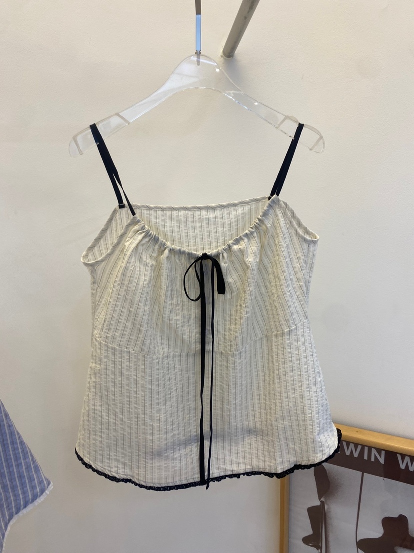 BLACK BIJOU東大門㊣代購女裝新款休閑職業真品25春夏吊帶背心BLACK BIJOU吊帶/背心圖色2