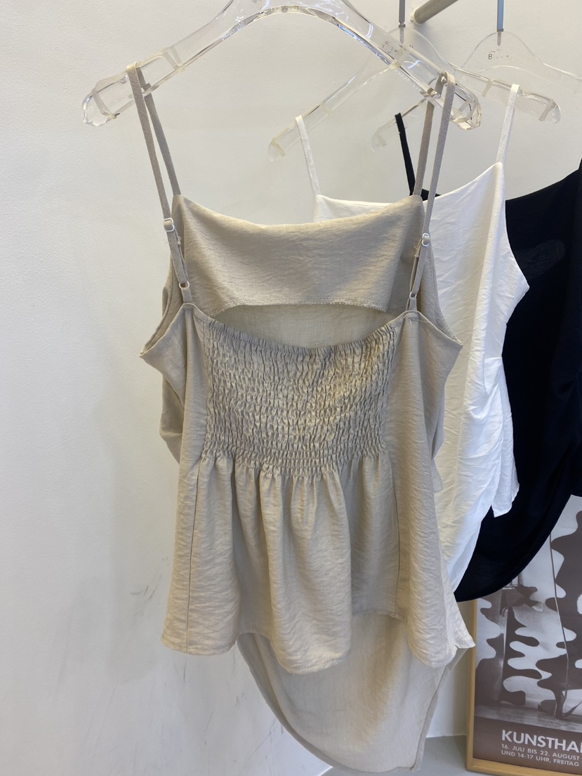 BLACK BIJOU韓國直郵㊣女裝新品真品熱賣時尚休閑吊帶背心BLACK BIJOU吊帶/背心