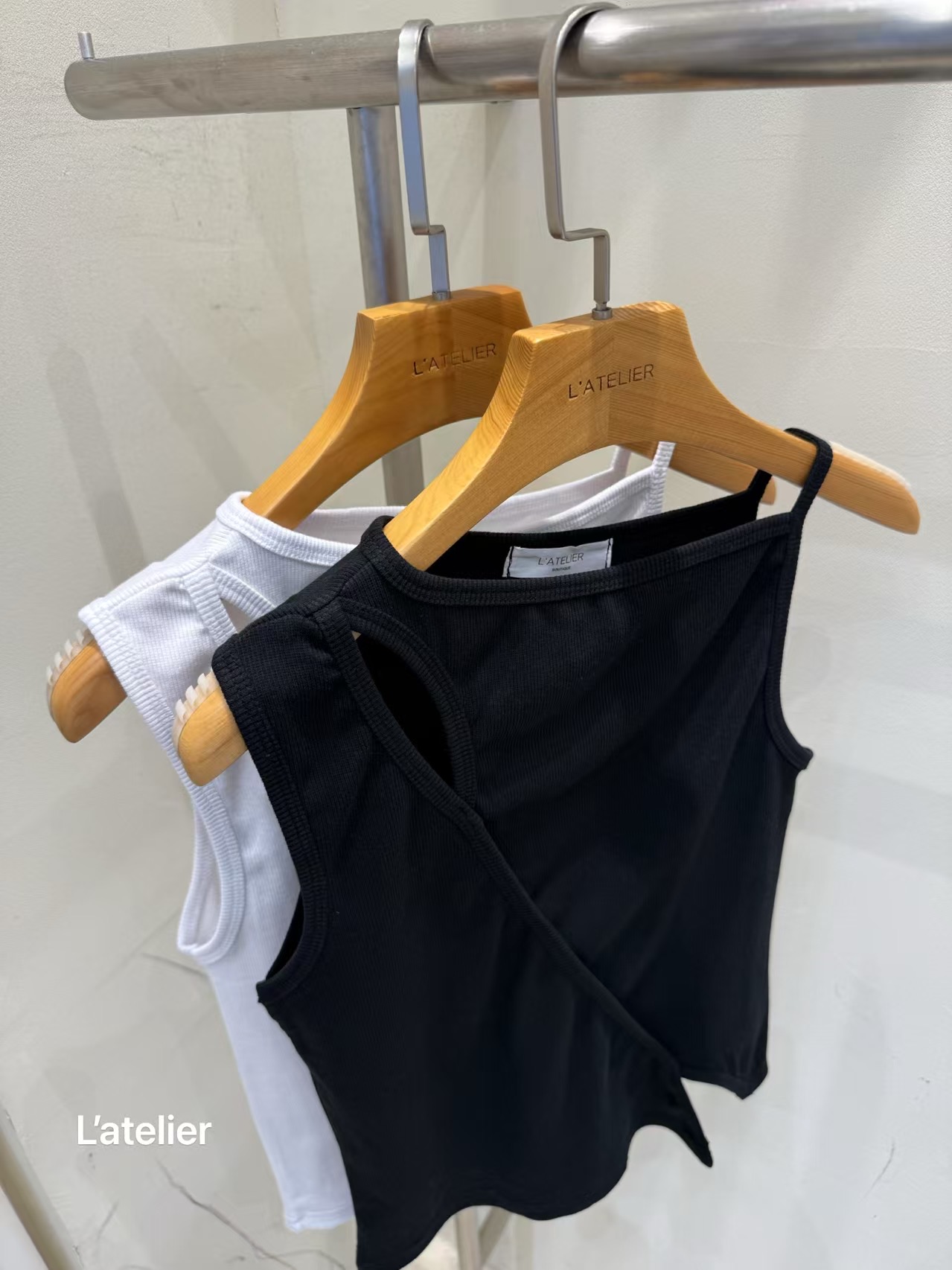 LATE LIER東大門㊣實拍女士新品人氣職業25春夏真品吊帶背心LATE LIER吊帶/背心