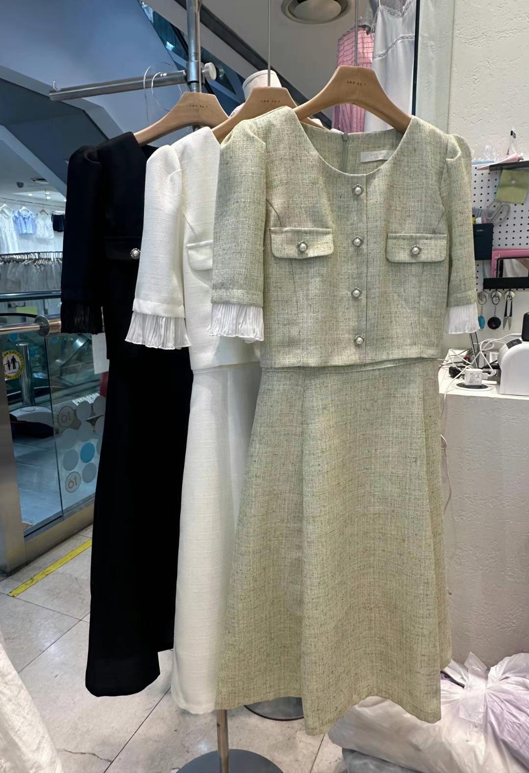 ANDBYL東大門㊣代購女裝新款推薦休閑熱賣真品25春夏連衣裙ANDBYL連衣裙圖色2左二色