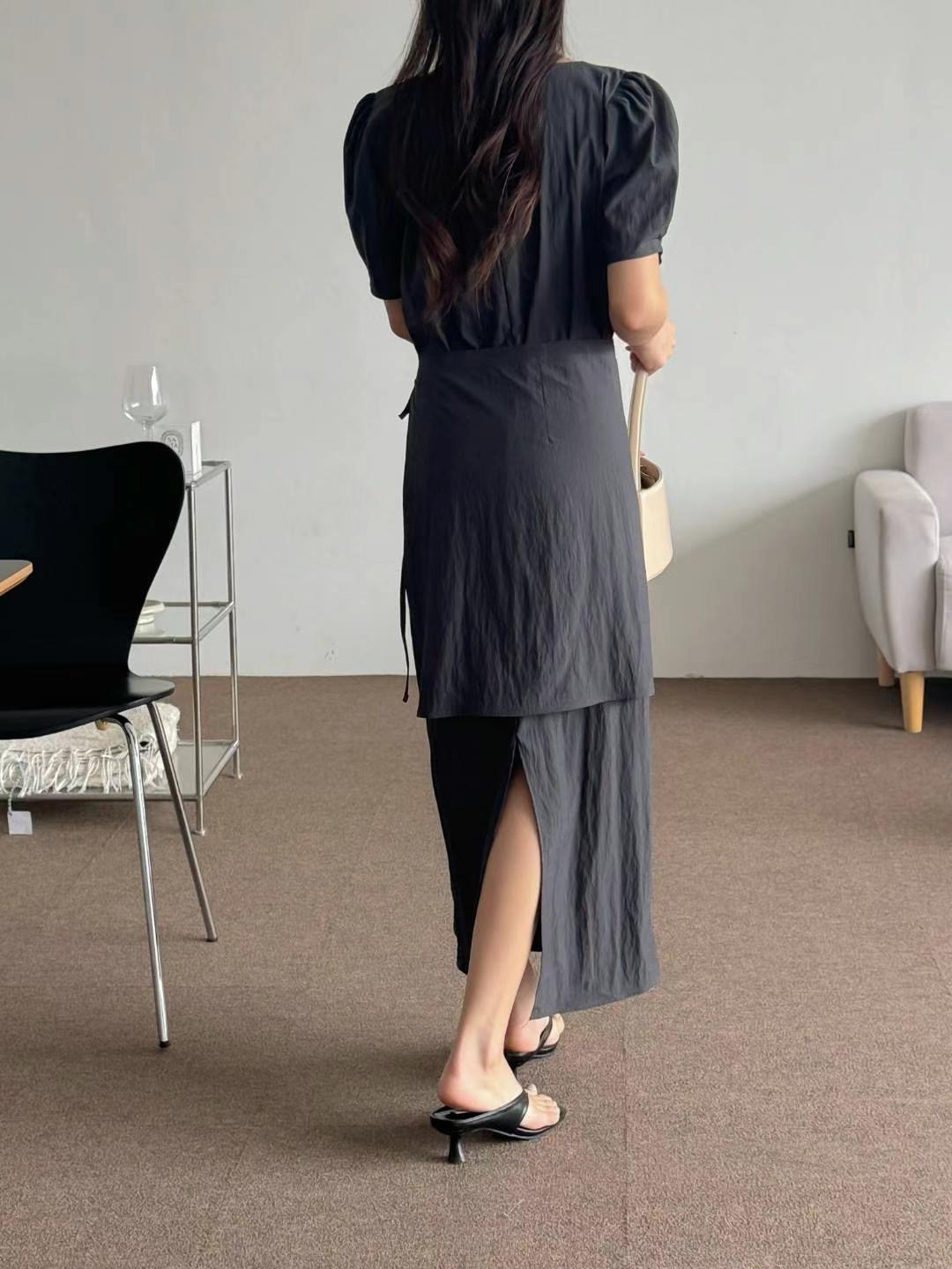 ANDBYL東大門㊣直郵女裝新品職業25春夏真品推薦休閑連衣裙ANDBYL連衣裙