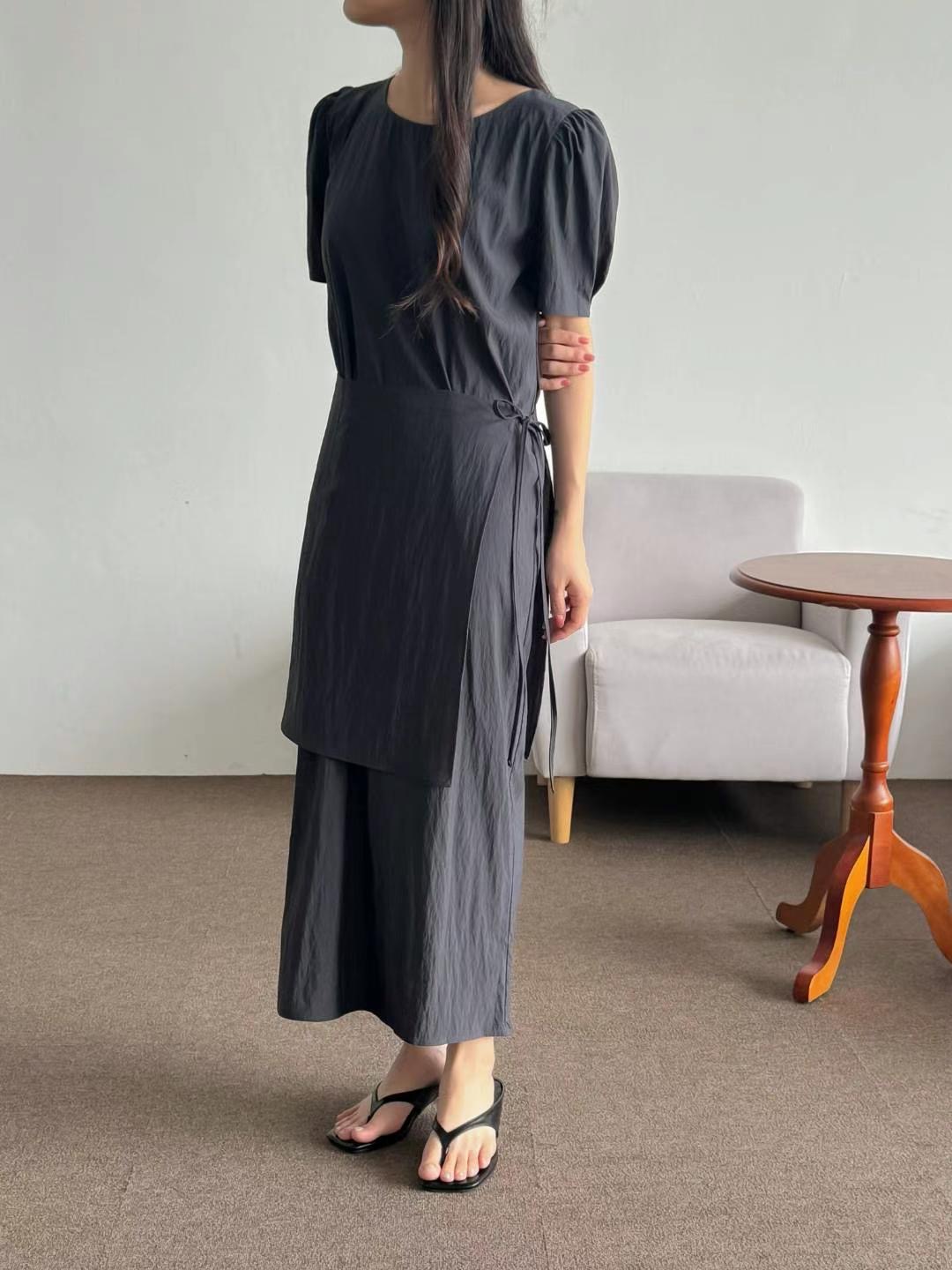 ANDBYL東大門㊣直郵女裝新品職業25春夏真品推薦休閑連衣裙ANDBYL連衣裙圖色2