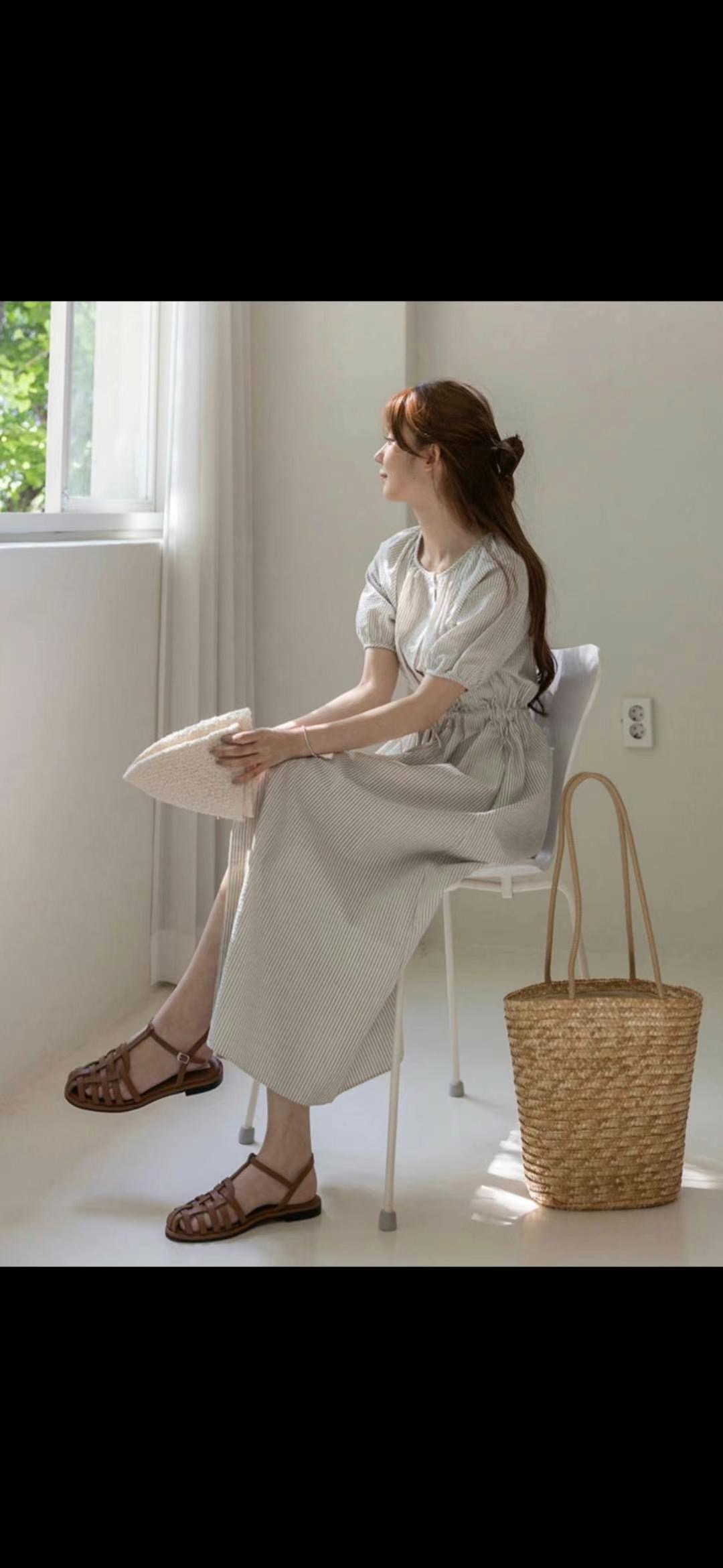 BASIC FEMME-베이직팜므-OT東大門㊣代購女士新品人氣連衣裙BASIC FEMME連衣裙