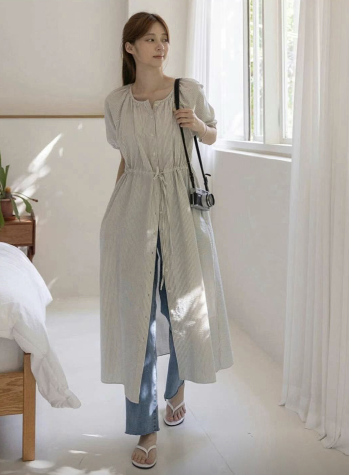 BASIC FEMME-베이직팜므-OT東大門㊣代購女士新品人氣連衣裙BASIC FEMME連衣裙