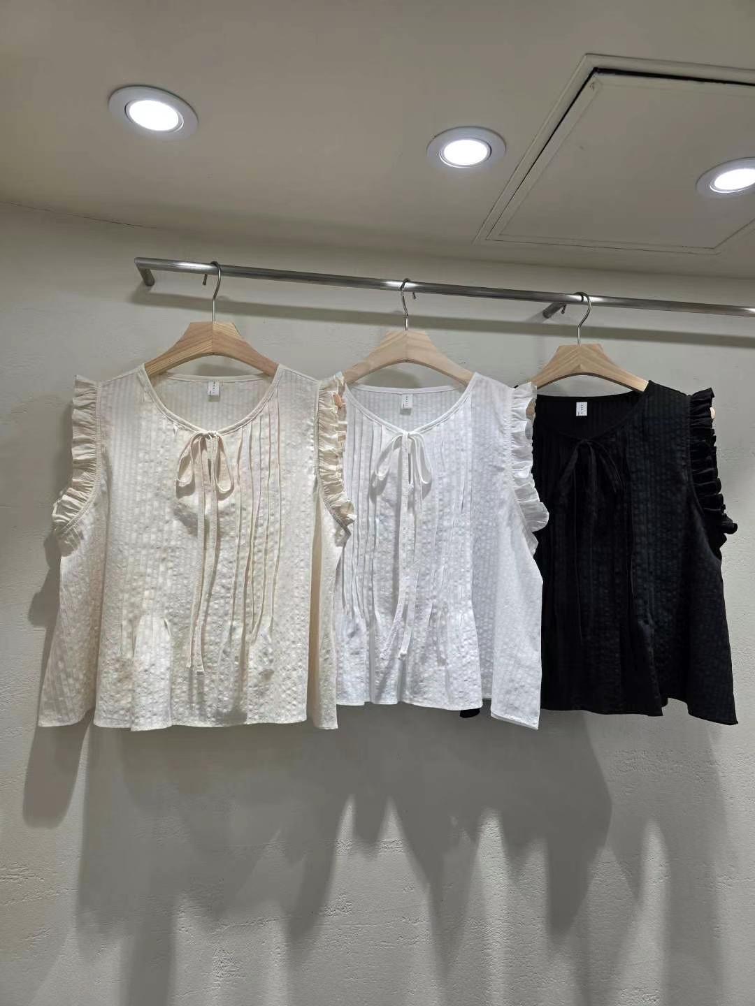 BASIC FEMME-베이직팜므-OT東大門㊣代購女裝新品休閑襯衫蕾絲衫BASIC FEMME襯衫/蕾絲衫