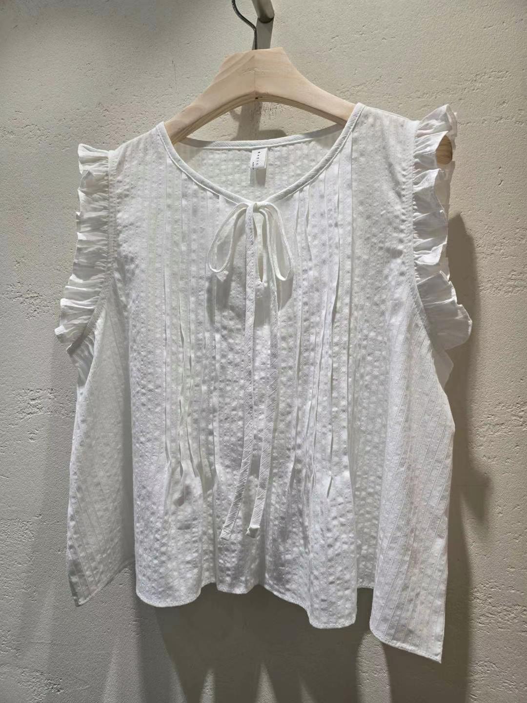 BASIC FEMME-베이직팜므-OT東大門㊣代購女裝新品休閑襯衫蕾絲衫BASIC FEMME襯衫/蕾絲衫圖色1