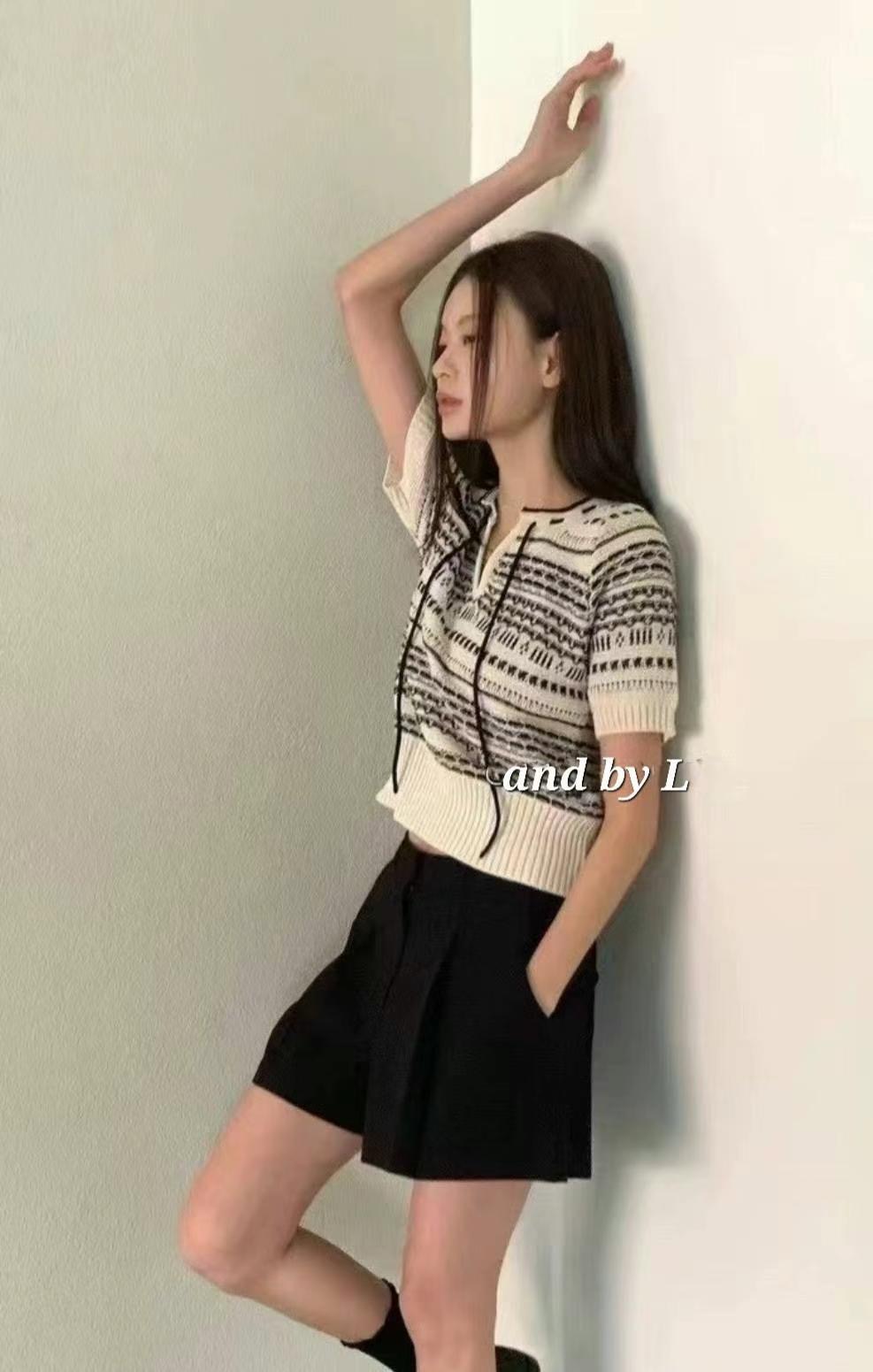 ANDBYL東大門㊣直郵女裝新款25春夏休閑時尚職業人氣針織衫ANDBYL針織衫