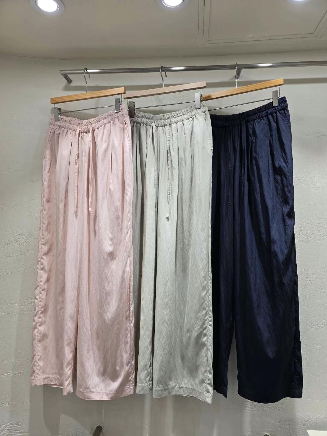 BASIC FEMME-베이직팜므-OT東大門㊣直郵女士新品推薦休閑褲條紋BASIC FEMME休閑褲