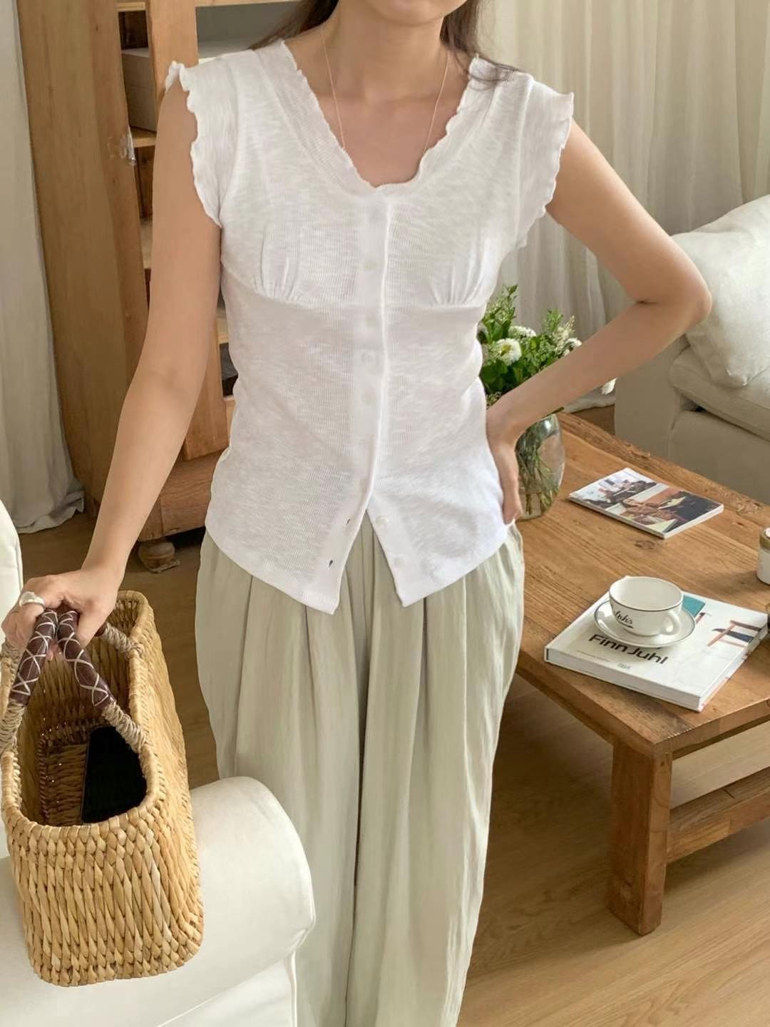 BASIC FEMME-베이직팜므-OT東大門㊣代購女裝新品熱賣T恤BASIC FEMMET恤圖色2