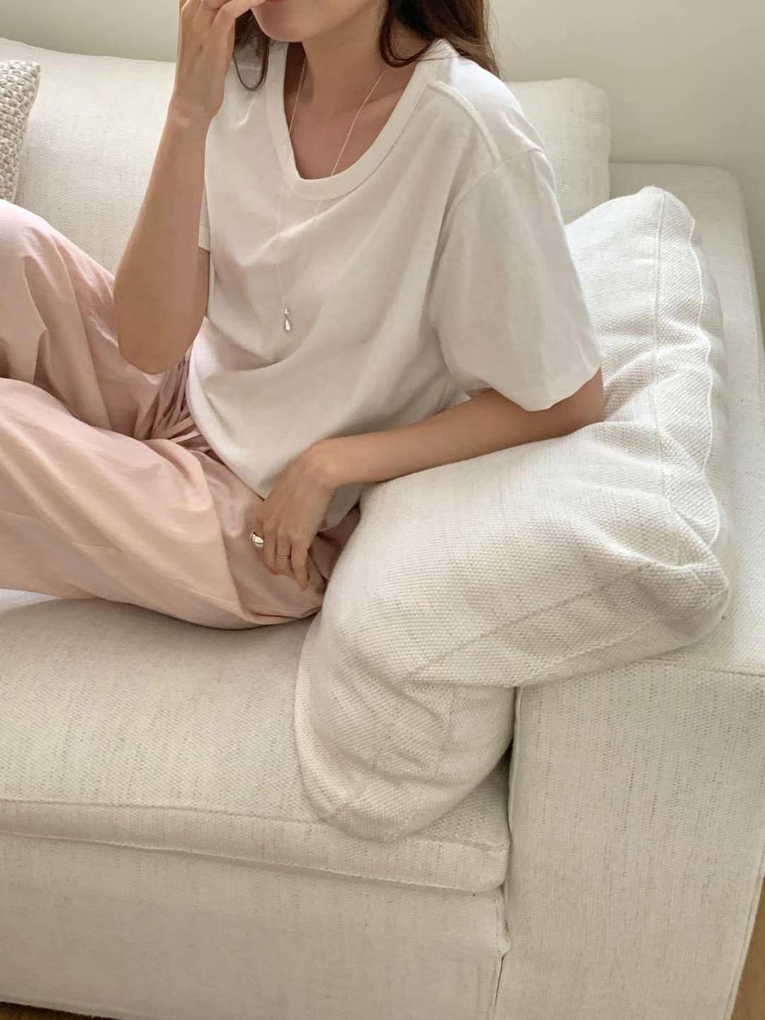 BASIC FEMME-베이직팜므-OT韓國代購㊣女士新品人氣時尚T恤BASIC FEMMET恤