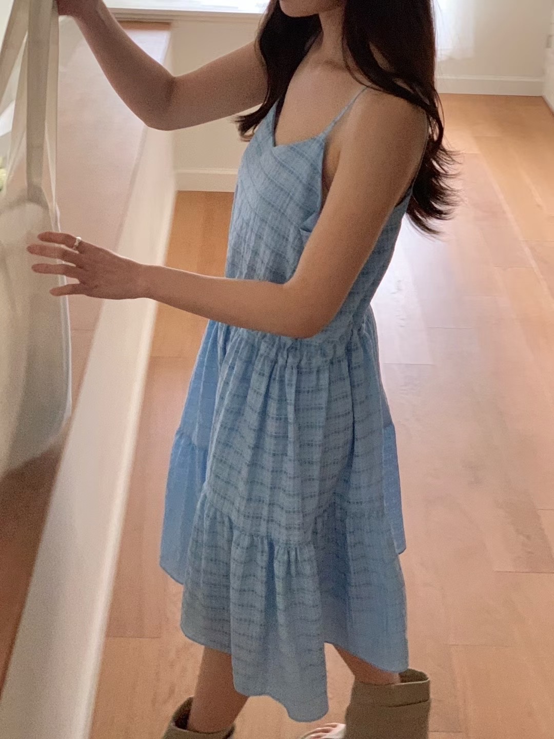 DADA東大門㊣代購女裝新品25春夏休閑熱賣推薦職業真品連衣裙DADA連衣裙