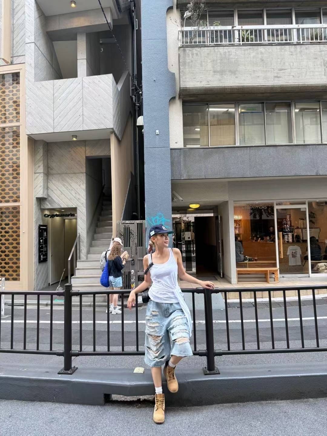 IN A ROW東大門㊣實拍女士新款真品熱賣人氣25春夏時尚短褲IN A ROW短褲