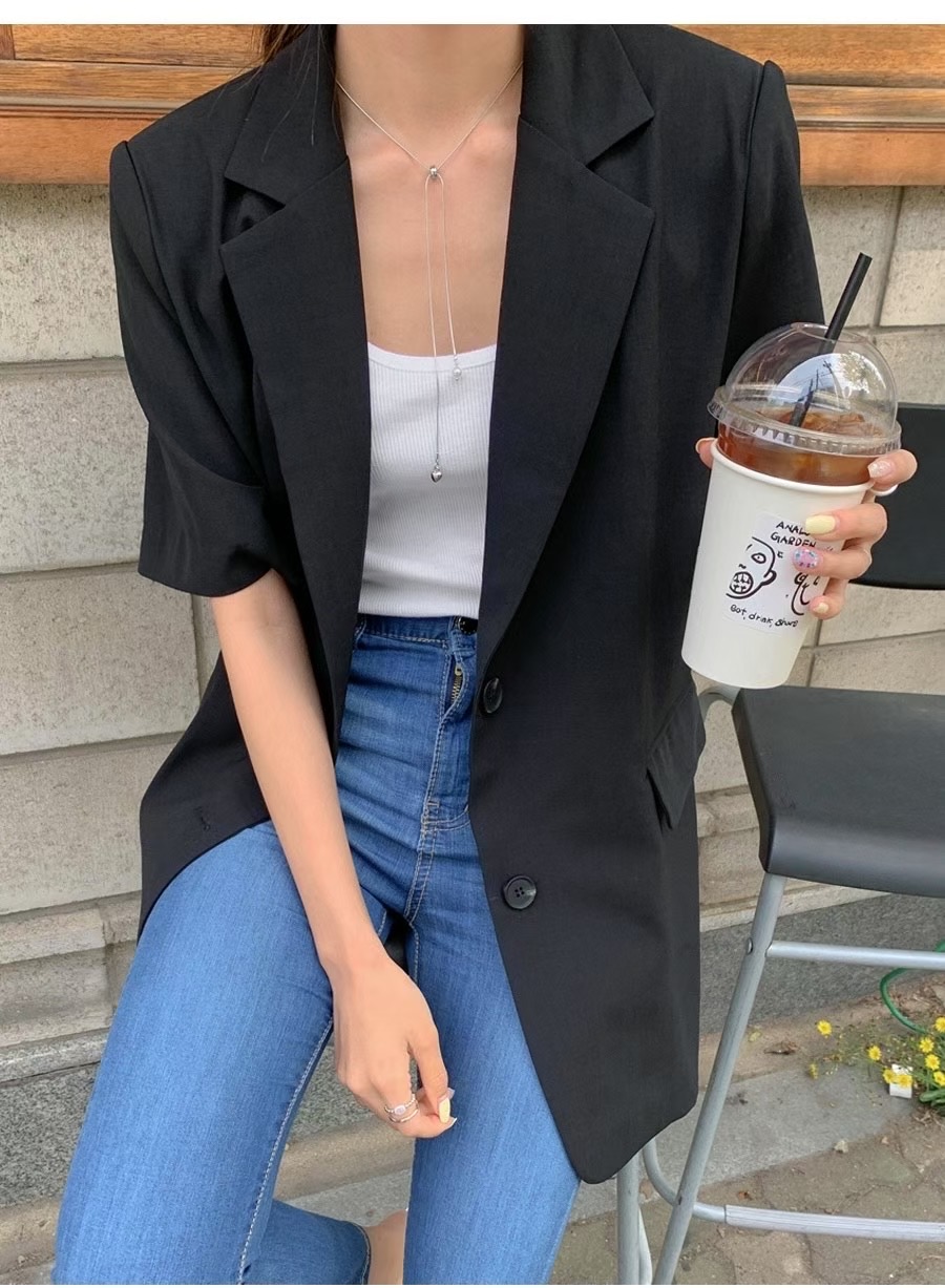 DADA東大門㊣代購女士新品職業休閑真品熱賣時尚推薦夾克寬松DADA夾克圖色1