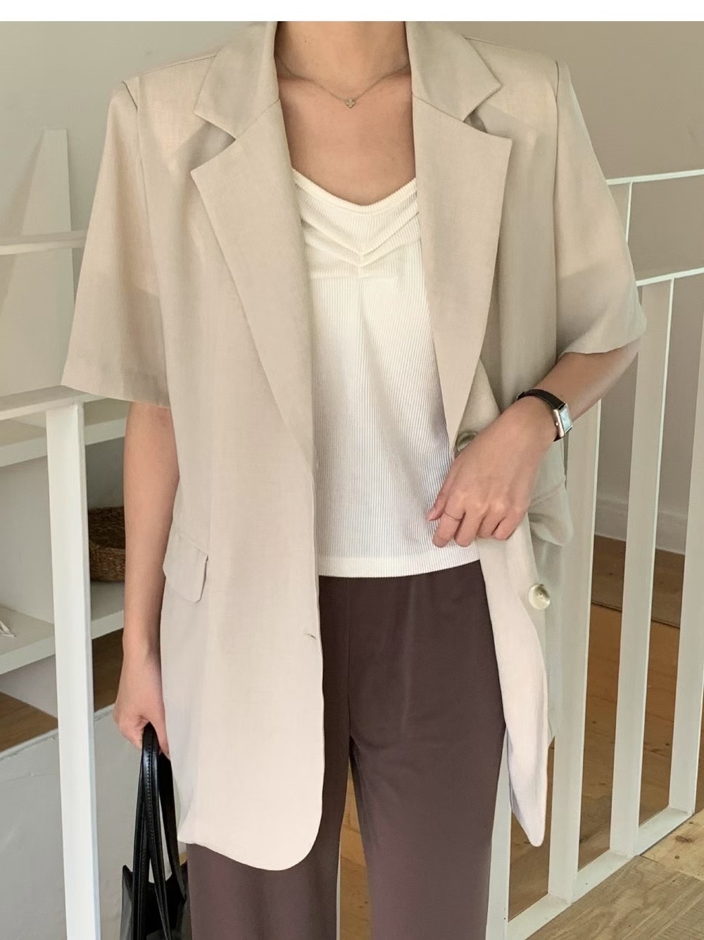 DADA東大門㊣代購女士新品職業休閑真品熱賣時尚推薦夾克寬松DADA夾克圖色2