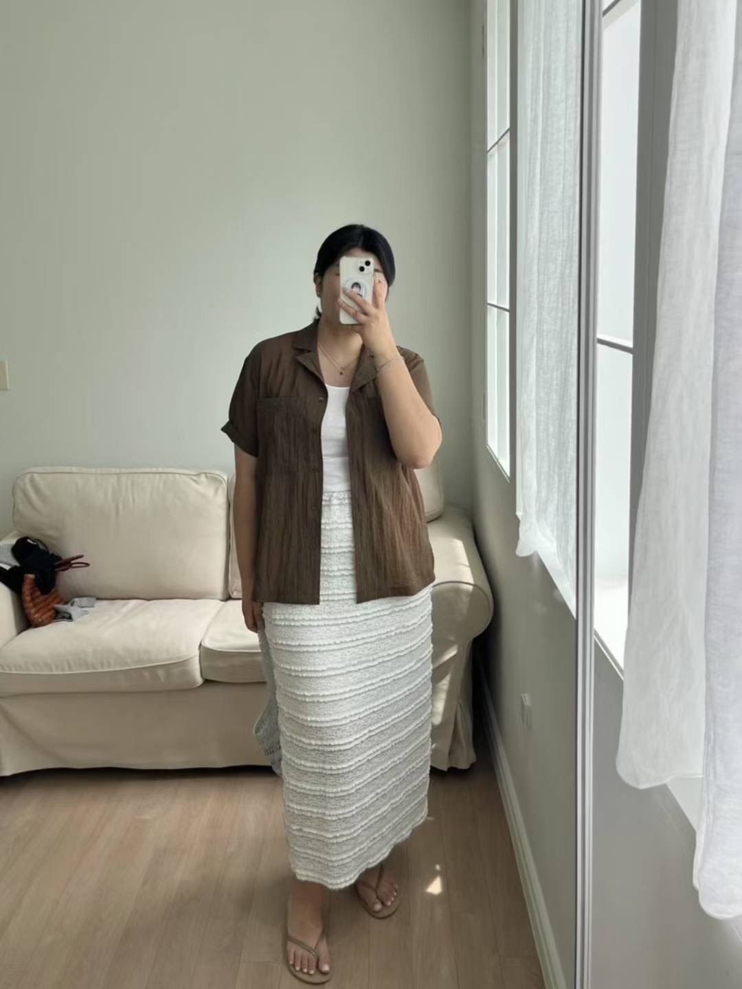 DADA韓國直郵㊣女士新款職業熱賣時尚25春夏真品人氣休閑長裙DADA長裙