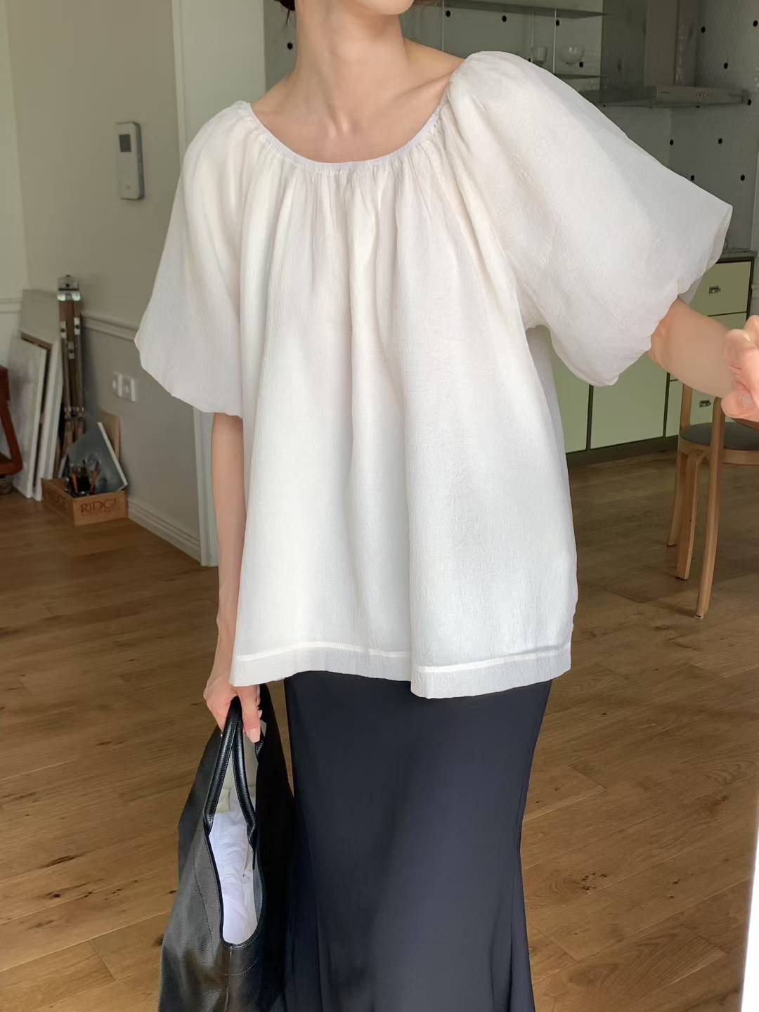 DADA東大門㊣直郵女裝新品25春夏時尚人氣熱賣真品襯衫蕾絲衫DADA襯衫/蕾絲衫圖色2