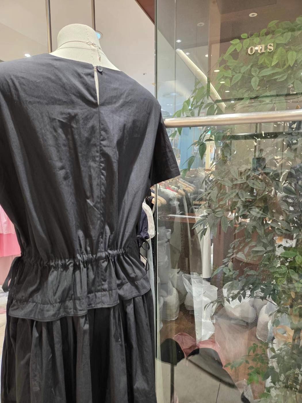 OUS.SEOUL東大門㊣代購女裝新款25春夏時尚職業真品連衣裙OUS.SEOUL連衣裙