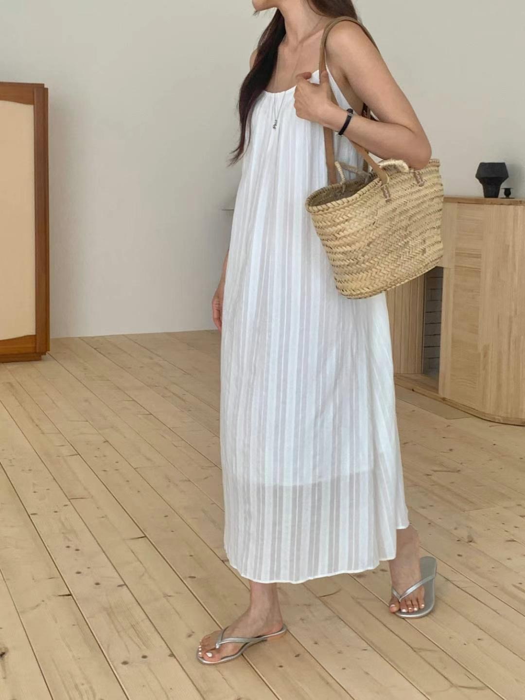 OUS.SEOUL東大門㊣代購女裝新品職業25春夏真品時尚連衣裙OUS.SEOUL連衣裙