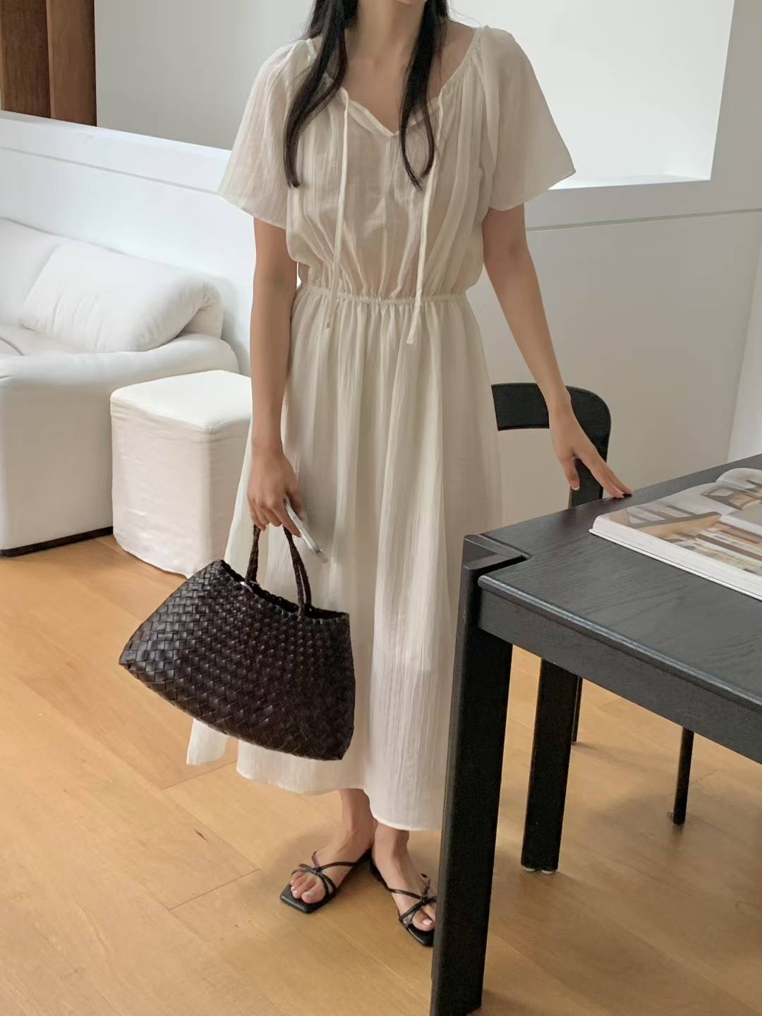ALL OVER東大門㊣直郵女裝新品推薦真品人氣25春夏熱賣連衣裙ALL OVER連衣裙