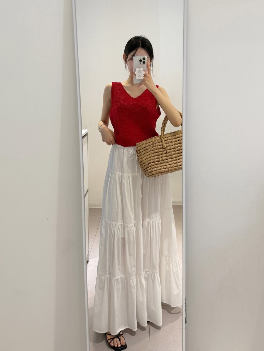 ALL OVER韓國代購㊣女士新品熱賣真品人氣推薦吊帶背心V領ALL OVER吊帶/背心