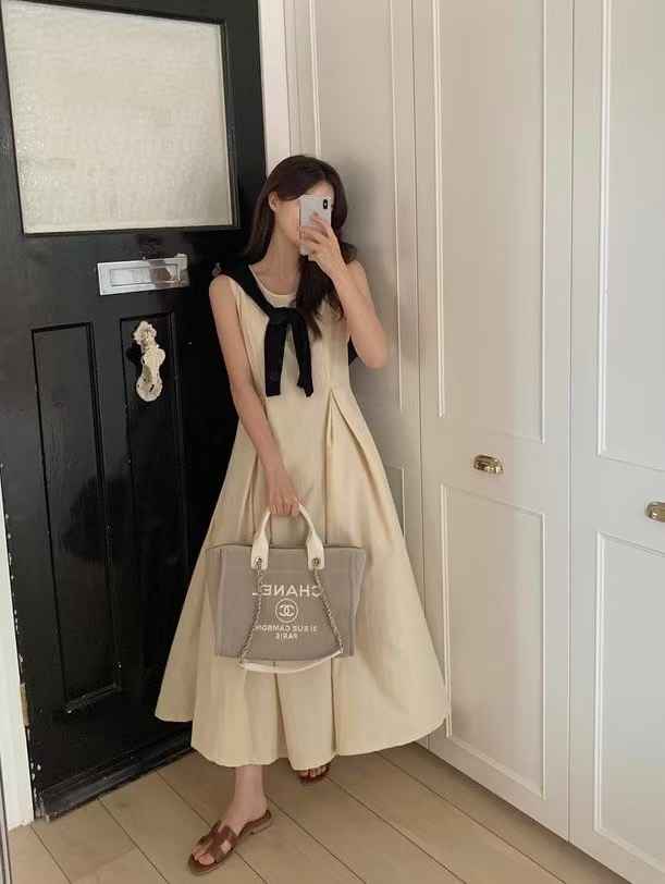 ALL OVER東大門㊣直郵女士新款職業熱賣休閑25春夏人氣連衣裙ALL OVER連衣裙