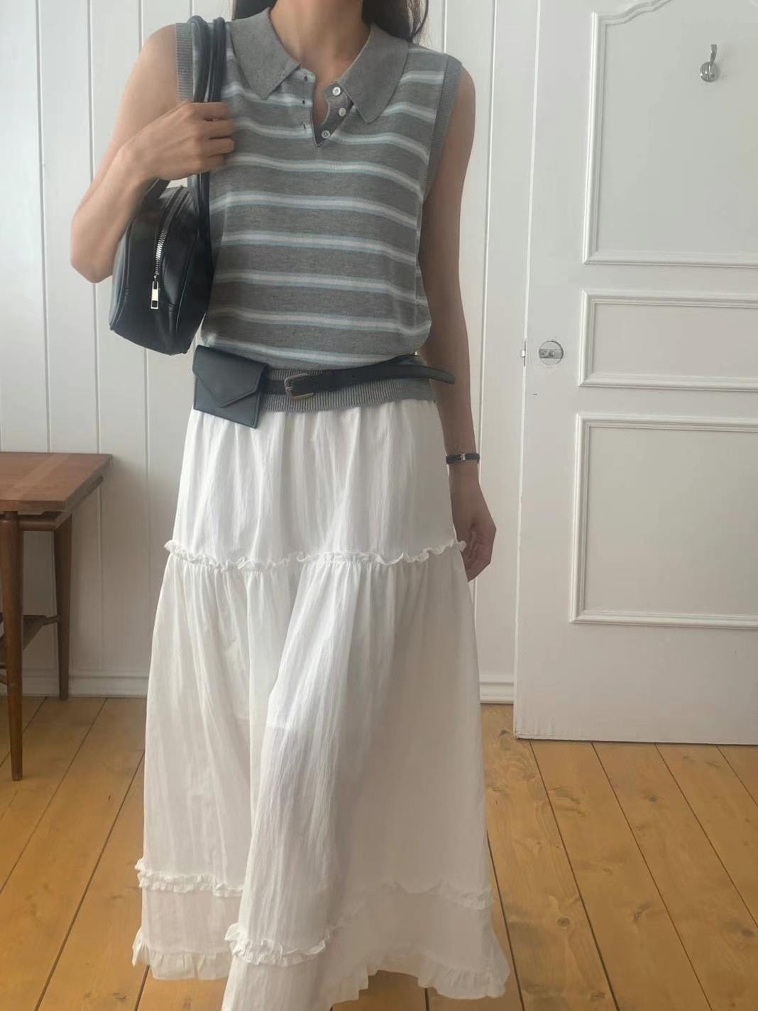 OUS.SEOUL韓國直郵㊣女裝新款時尚休閑25春夏真品吊帶背心OUS.SEOUL吊帶/背心