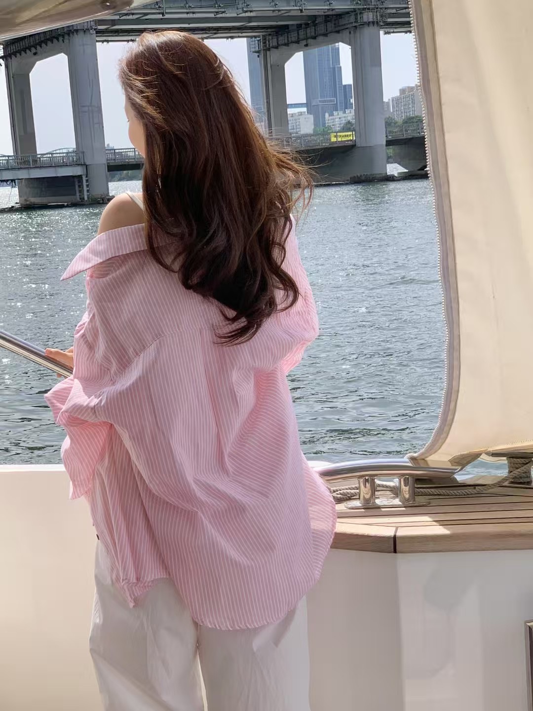 ALL OVER東大門㊣直郵女裝新款熱賣真品職業25春夏襯衫蕾絲衫ALL OVER襯衫/蕾絲衫