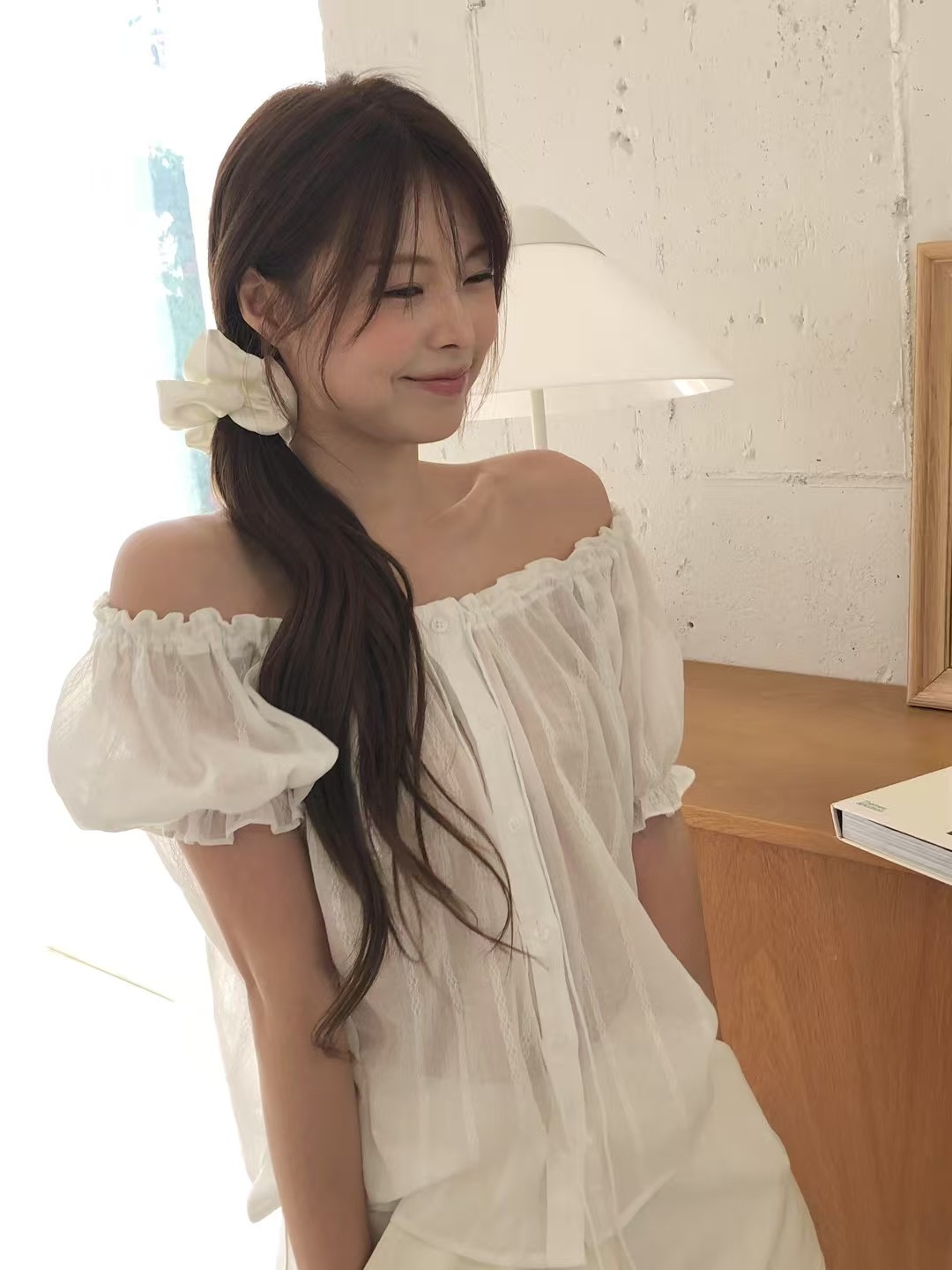 ALL OVER東大門㊣代購女士新品人氣職業熱賣推薦襯衫蕾絲衫ALL OVER襯衫/蕾絲衫