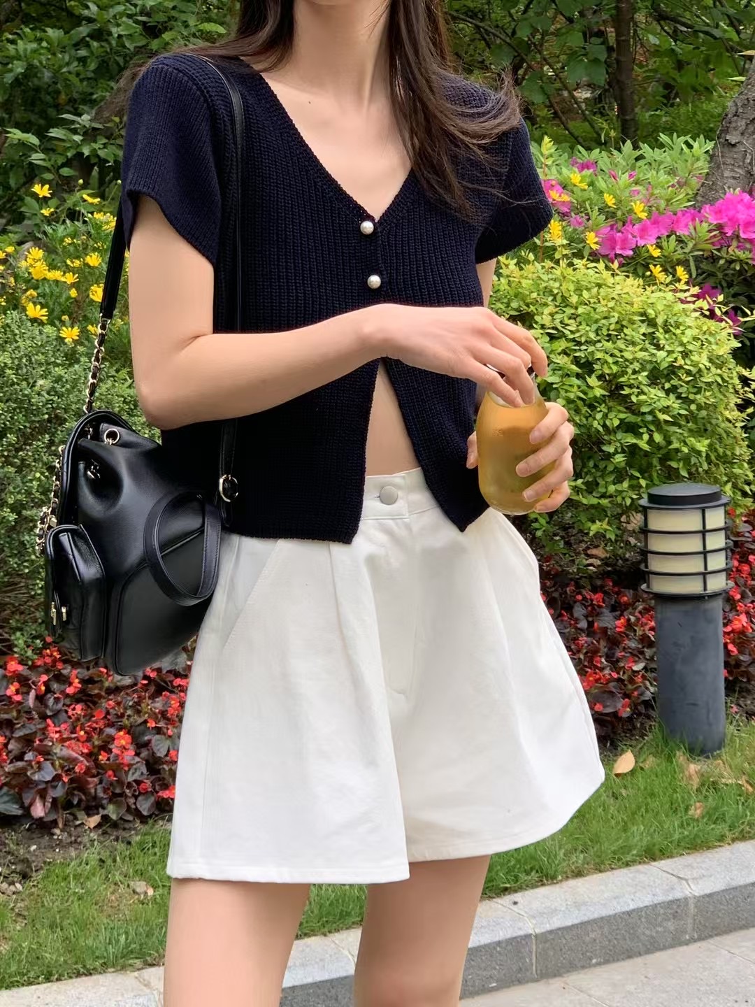 ALL OVER東大門㊣實拍女士新款真品人氣時尚25春夏休閑針織衫ALL OVER針織衫