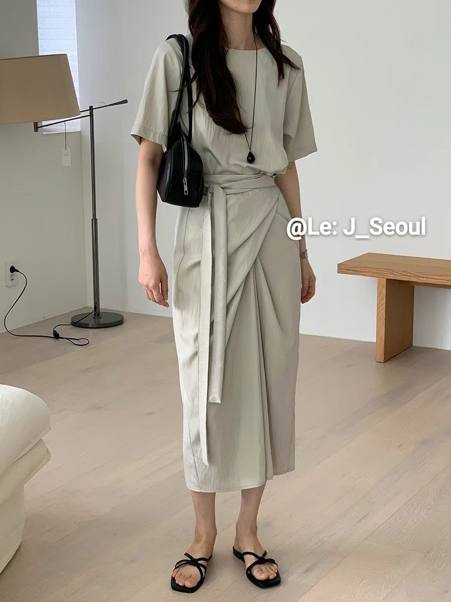 LEJ SEOUL東大門㊣實拍女裝新品職業時尚人氣熱賣推薦連衣裙LEJ SEOUL連衣裙
