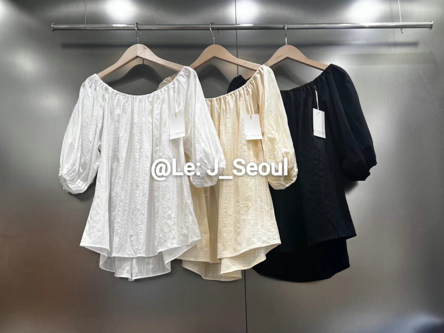 LEJ SEOUL韓國直郵㊣女士新品職業時尚推薦人氣襯衫蕾絲衫LEJ SEOUL襯衫/蕾絲衫