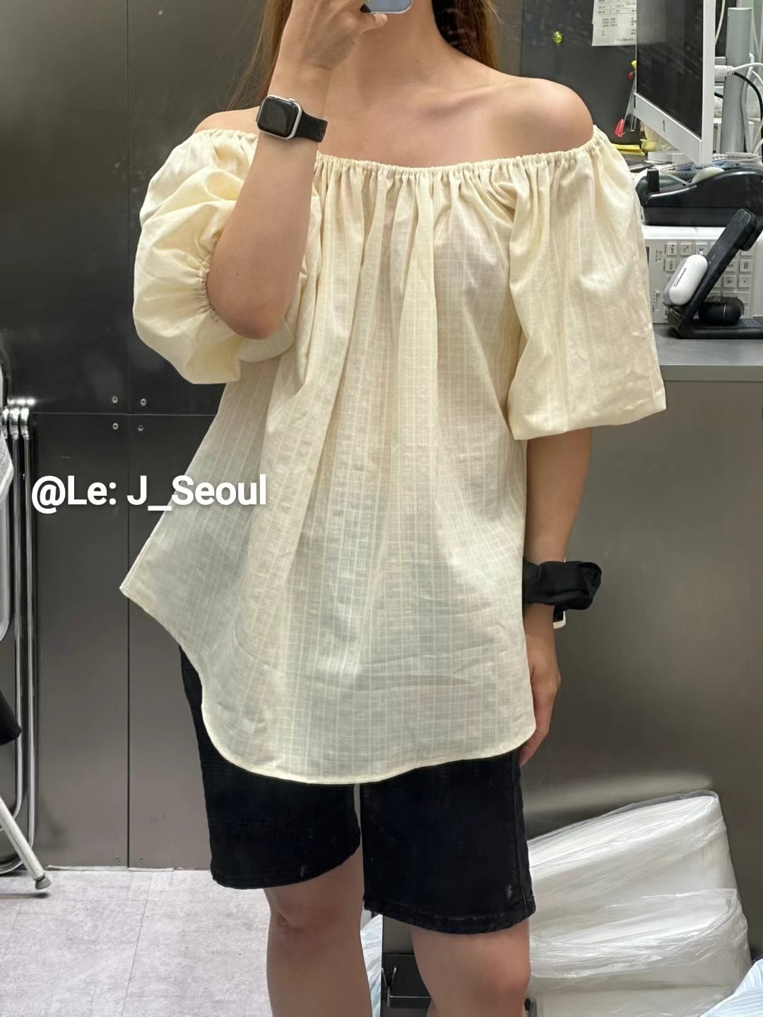 LEJ SEOUL韓國直郵㊣女士新品職業時尚推薦人氣襯衫蕾絲衫LEJ SEOUL襯衫/蕾絲衫圖色2