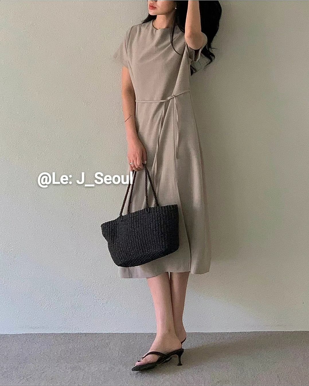 LEJ SEOUL韓國直郵㊣女裝新款真品休閑25春夏時尚熱賣連衣裙LEJ SEOUL連衣裙