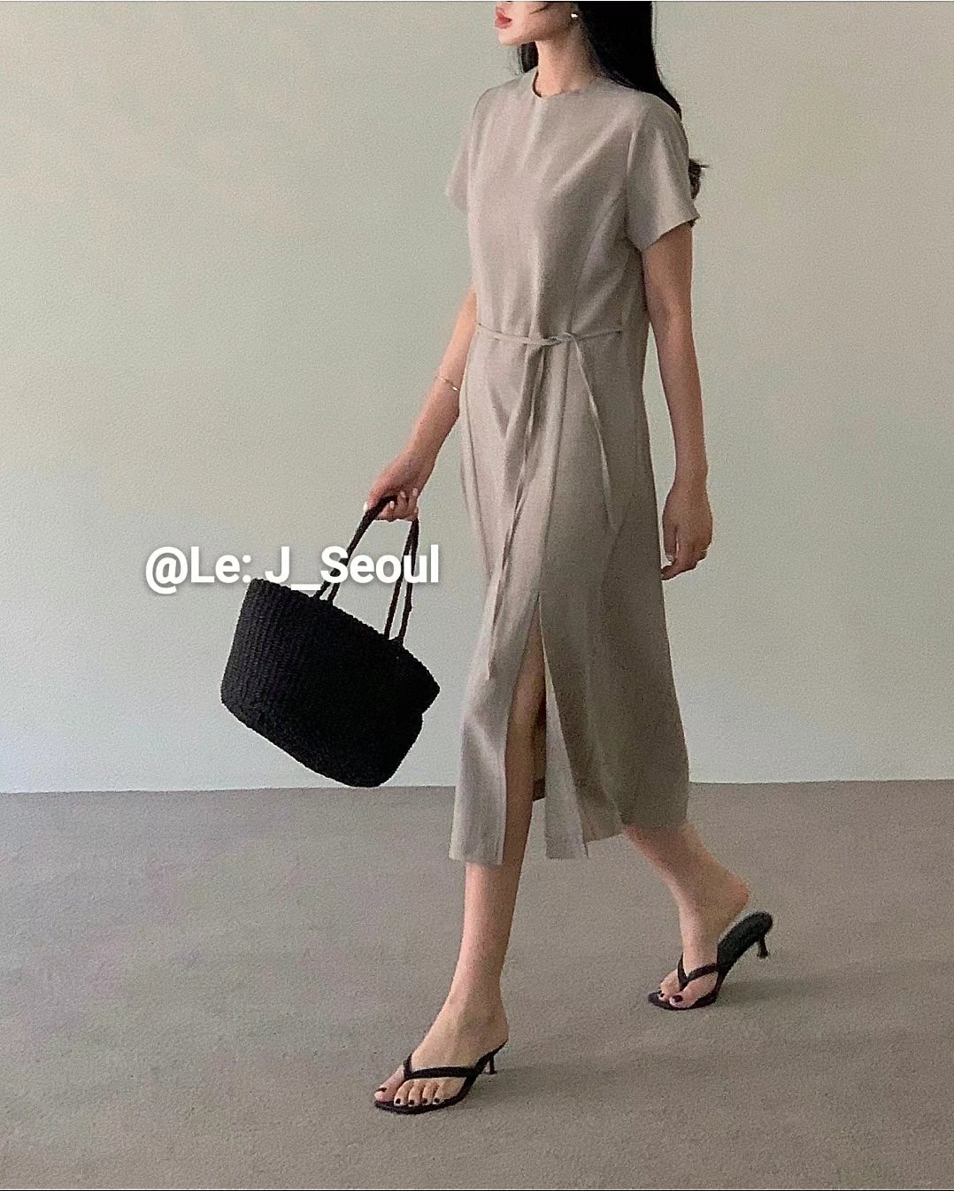LEJ SEOUL韓國直郵㊣女裝新款真品休閑25春夏時尚熱賣連衣裙LEJ SEOUL連衣裙