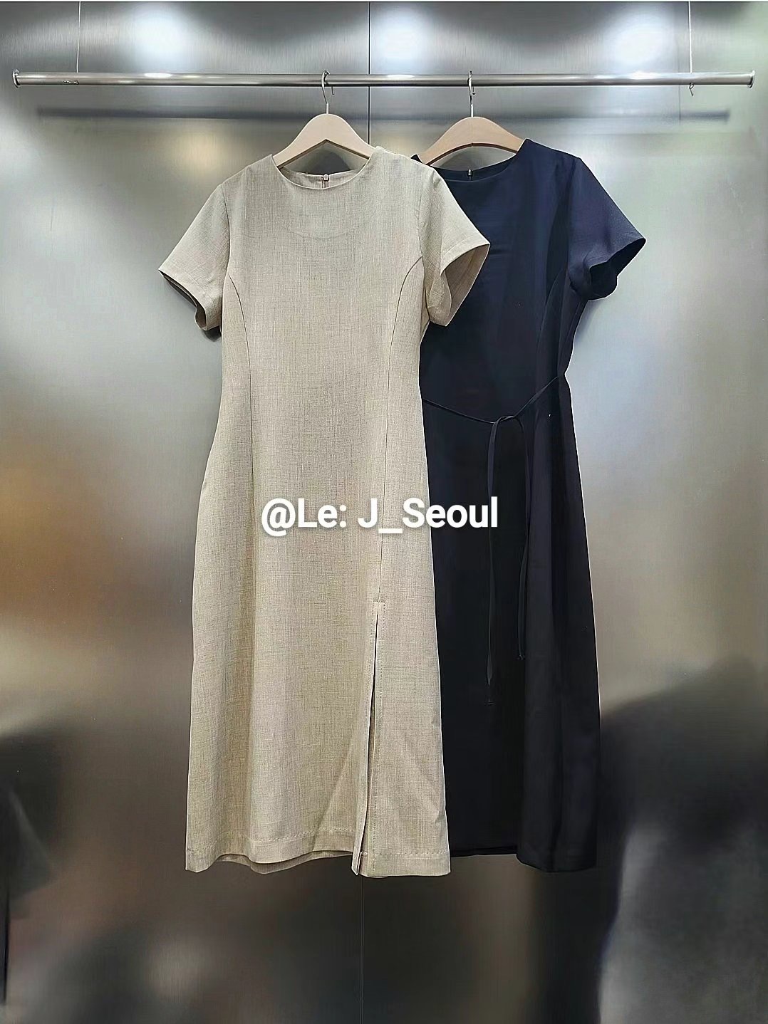 LEJ SEOUL韓國直郵㊣女裝新款真品休閑25春夏時尚熱賣連衣裙LEJ SEOUL連衣裙圖色2左二色