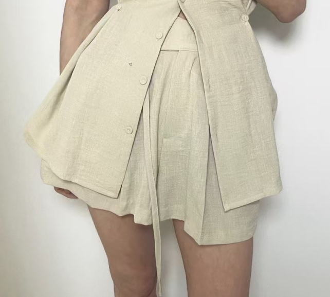PERI.MI韓國代購㊣女裝新品25春夏熱賣真品休閑時尚人氣短褲PERI.MI短褲圖色2